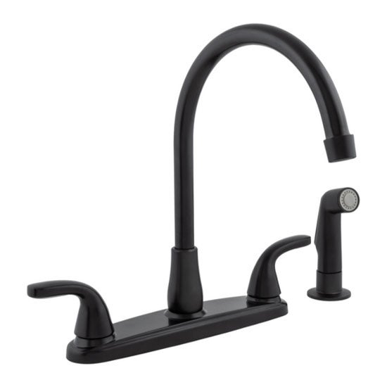 Niagara Earth Luxe High Arc Kitchen Faucet w/Spray, Matte Black